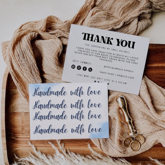 Tarjeta de presentación pequeña minimalista (Subido por el creador)