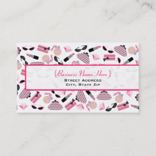 Tarjeta de presentación Perfume & Lipstick