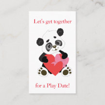 Permanece en contacto la panda Playdate
