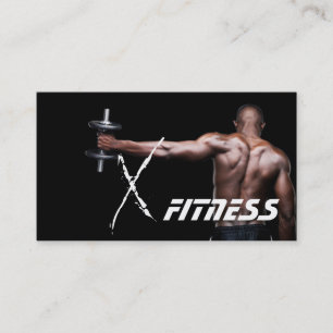 Tarjeta de presentación personal de fitness