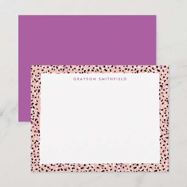 Tarjeta de presentación personal de Rubor Snow Leo (Anverso / Reverso)