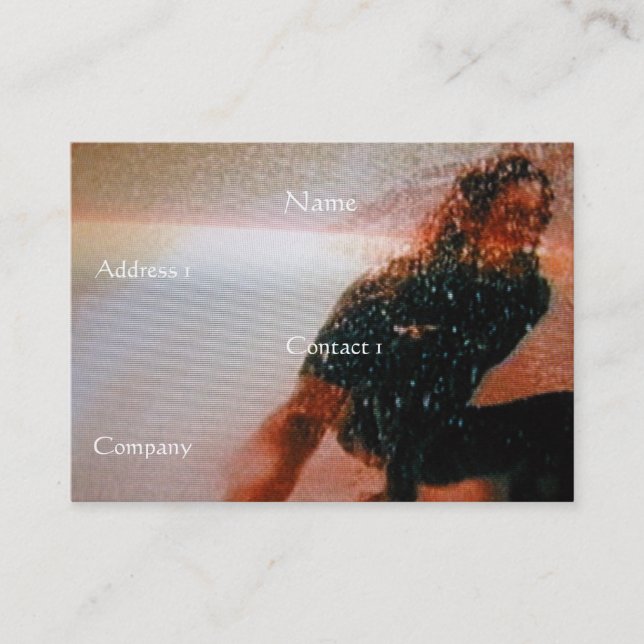 Tarjeta de presentación personal - Personalizable (Anverso)