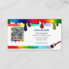 Tarjeta de presentación personalizada del contrati