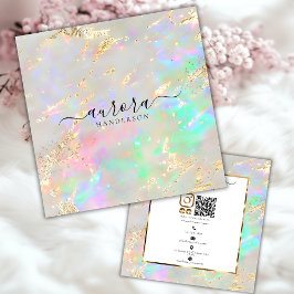 Tarjeta De Presentación Personalizado Óptica Leve Acento De Oro