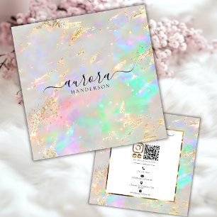 Tarjeta De Presentación Personalizado Óptica Leve Acento De Oro
