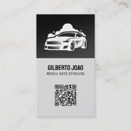 Tarjeta De Presentación Personalizado QR Car Detailer