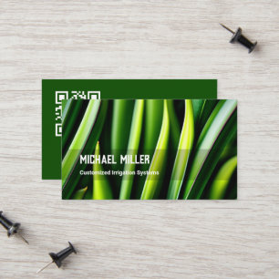 Tarjeta De Presentación Personalizado QR Lawn Mowing