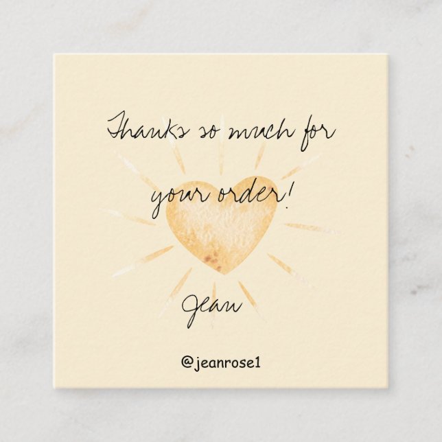 Tarjeta De Presentación Personalizar (Anverso)