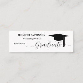 Tarjeta De Presentación Personalized Graduation Graduate Name