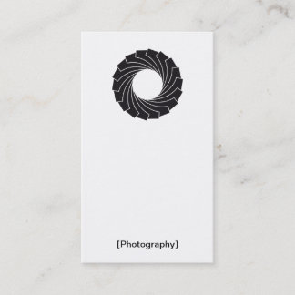Tarjeta de presentación “Photography "