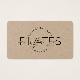 Tarjeta de presentación Pilates Instructor