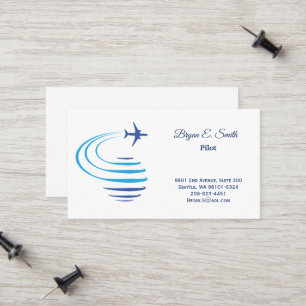 Tarjeta de presentación piloto