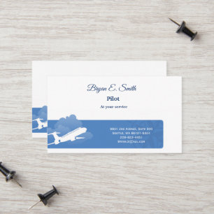 Tarjeta de presentación piloto