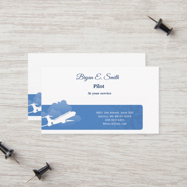 Tarjeta de presentación piloto (Anverso/Reverso In Situ)