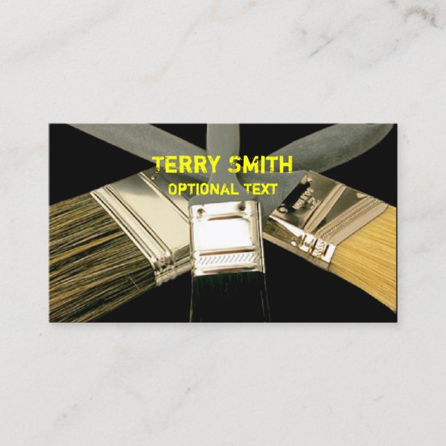 Tarjeta de presentación Pincel (Anverso)