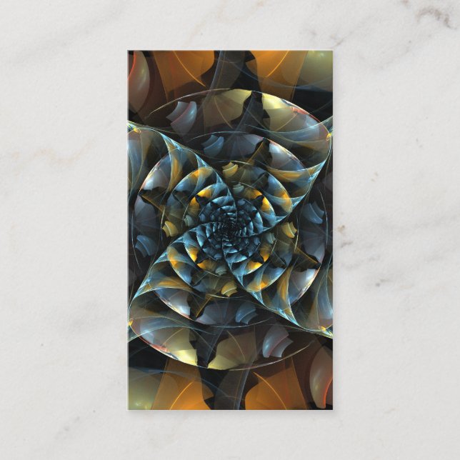 Tarjeta de presentación PinWheeler Abstract Art (Anverso)