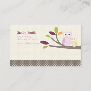 Tarjeta De Presentación PixDezines Mommy + Baby owcare