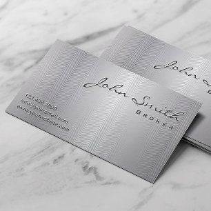 Tarjeta de presentación Platinum Real Estate Broke