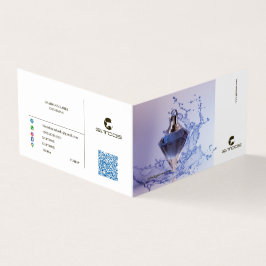 Tarjeta de presentación plegada de GATTOOS