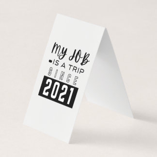 Tarjeta de presentación plegada plegada de carpa v