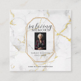 Tarjeta De Presentación Prayer in memory of loved one Card