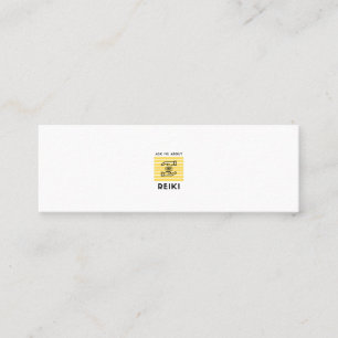 Tarjeta De Presentación Pregúntame sobre reiki