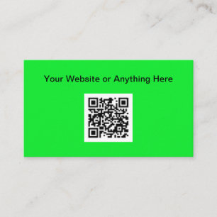 Tarjeta De Presentación Presupuesto simple Pequeña Cantidad Código QR Tarj