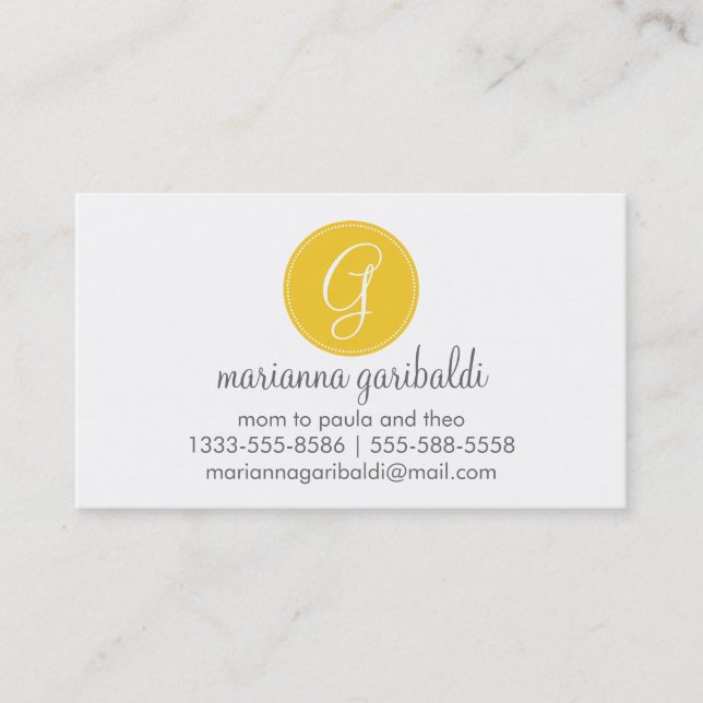 Tarjeta De Presentación Producto del personalizar (Anverso)