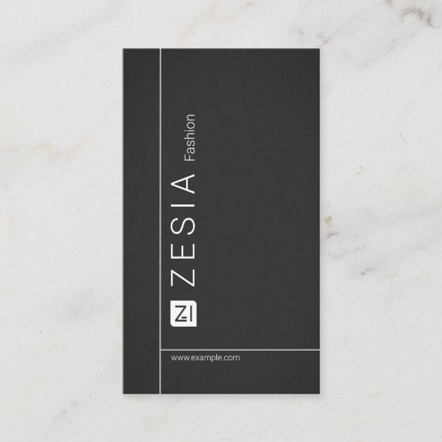 Tarjeta de presentación profesional (Anverso)