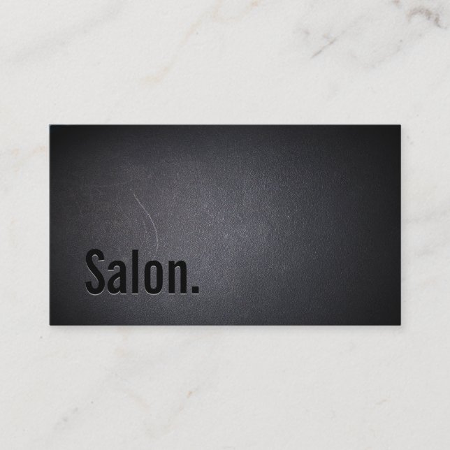 Tarjeta de presentación profesional Black Out Salo (Anverso)