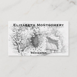 Tarjeta de presentación profesional de apicultores