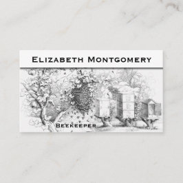 Tarjeta de presentación profesional de apicultores