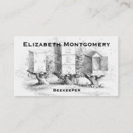 Tarjeta de presentación profesional de apicultores