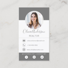 Tarjeta de presentación profesional de carbón vege