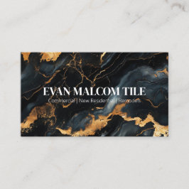 Tarjeta de presentación profesional de mosaico de 