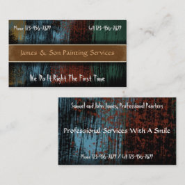 Tarjeta de presentación profesional del contratist