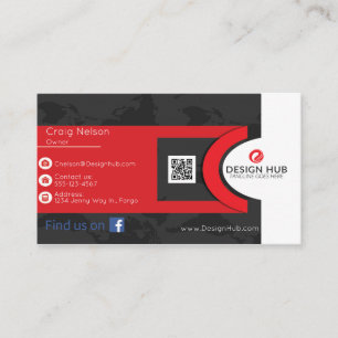 Tarjeta de presentación profesional global
