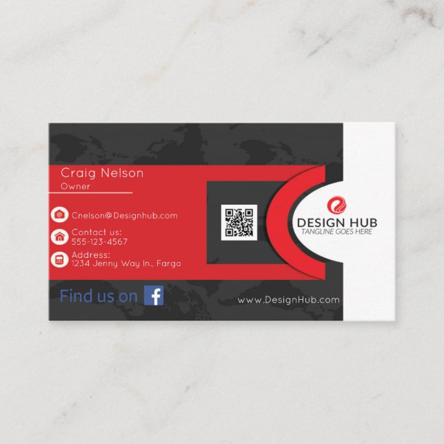 Tarjeta de presentación profesional global (Anverso)
