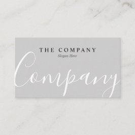 Tarjeta de presentación profesional minimalista Ty