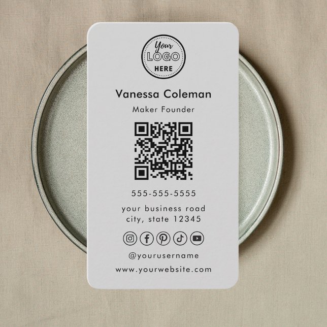 Tarjeta de presentación profesional Minimalista y  (Subido por el creador)