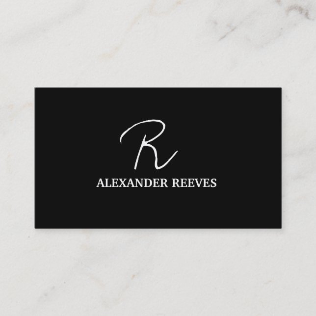 Tarjeta de presentación profesional moderna (Anverso)