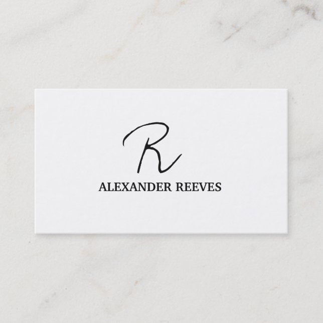 Tarjeta de presentación profesional moderna (Anverso)