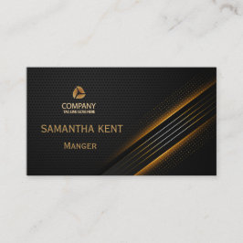 Tarjeta de presentación profesional moderna en neg