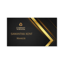 Tarjeta de presentación profesional moderna en neg