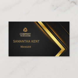 Tarjeta de presentación profesional moderna en neg