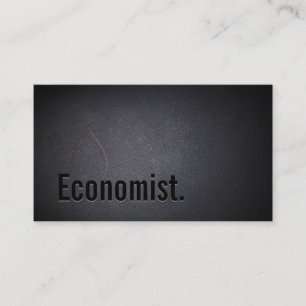 Tarjeta de presentación profesional para economist