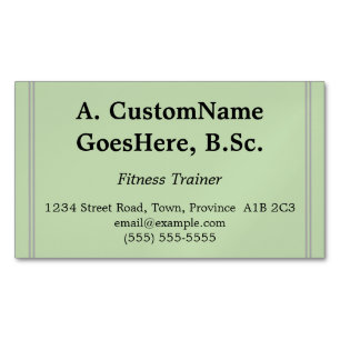 Tarjeta de presentación profesional para formadore