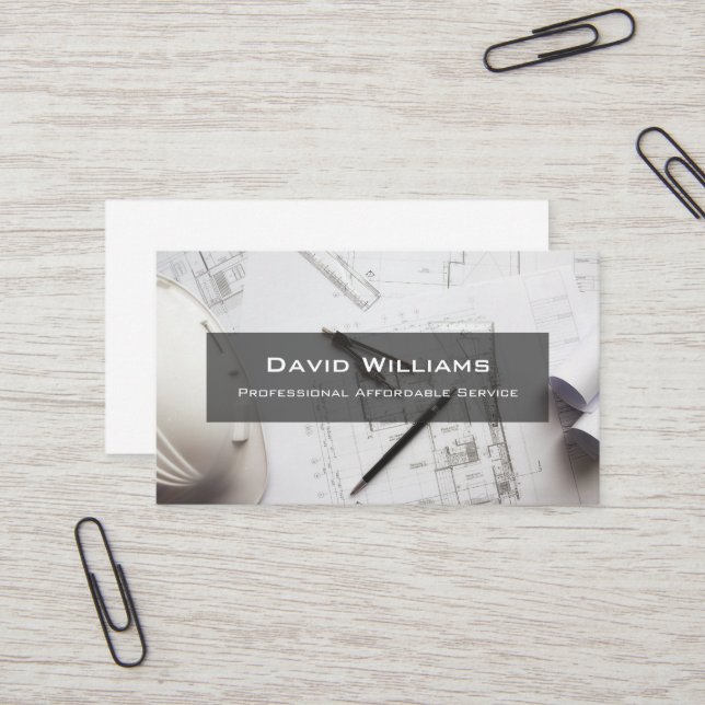 Tarjeta de presentación profesional para suelos y  (Anverso/Reverso In Situ)