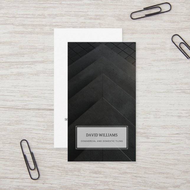 Tarjeta de presentación profesional para suelos y  (Anverso/Reverso In Situ)