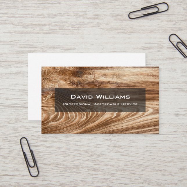 Tarjeta de presentación profesional para suelos y  (Anverso/Reverso In Situ)